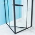 Shower Box - WO 900mm  inward Sliding shower door - Black